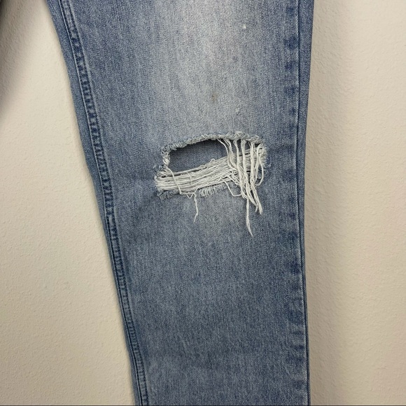 PacSun light wash distressed men slim fit jeans 100% cotton rn45421 size 32x30 - Picture 6 of 13